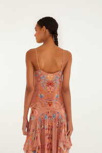 Boho Enchance Mocha Blouse - Boho Enchance Mocha