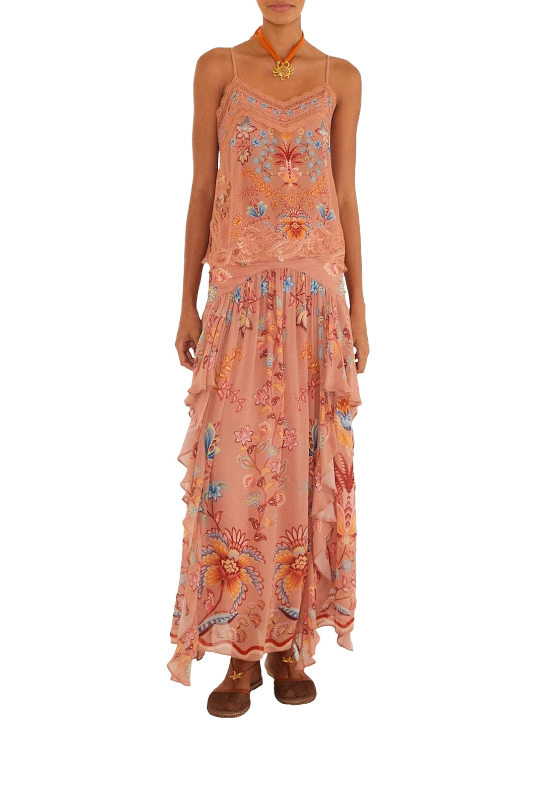 NEW_DIFFUSELY_Boho Enchance Mocha Blouse - Boho Enchance Mocha