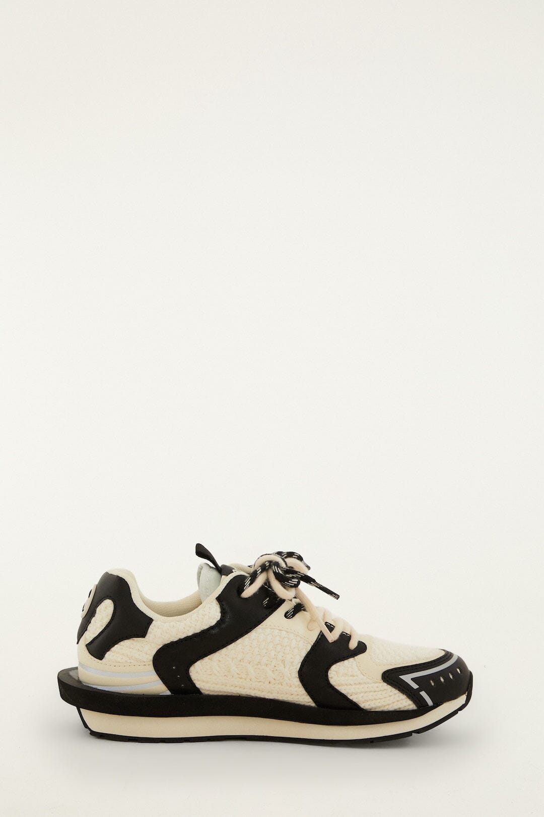 Black And Ivory Sneakers - Black And Ivory