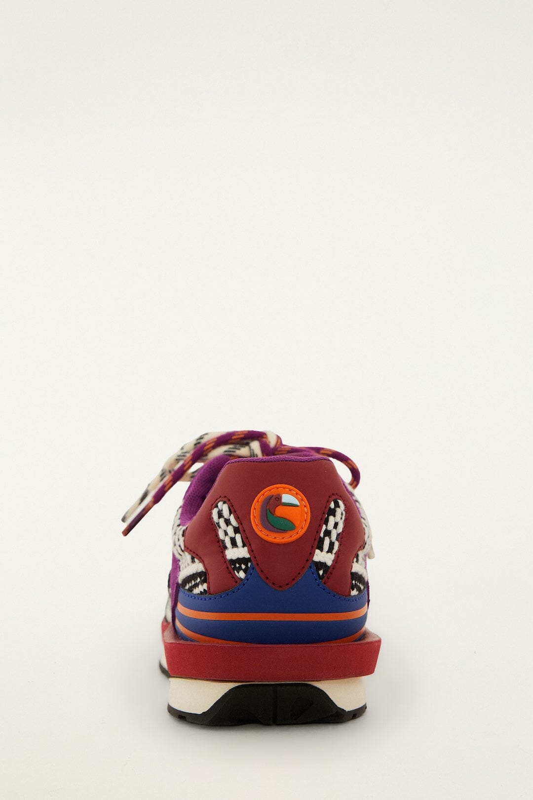 Sneakers basses à lactes - Multicolore