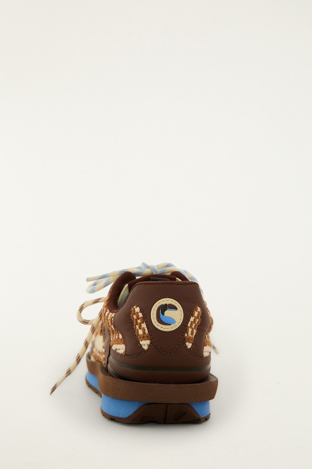 Walnut And Blue Sneakers - Walnut And Blue