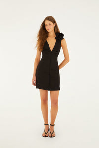 DIFFUSELY_Black Robe courte - Black