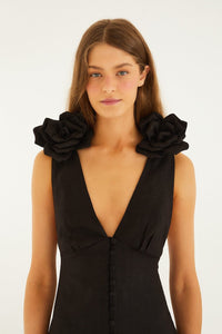 DIFFUSELY_Black Robe courte - Black
