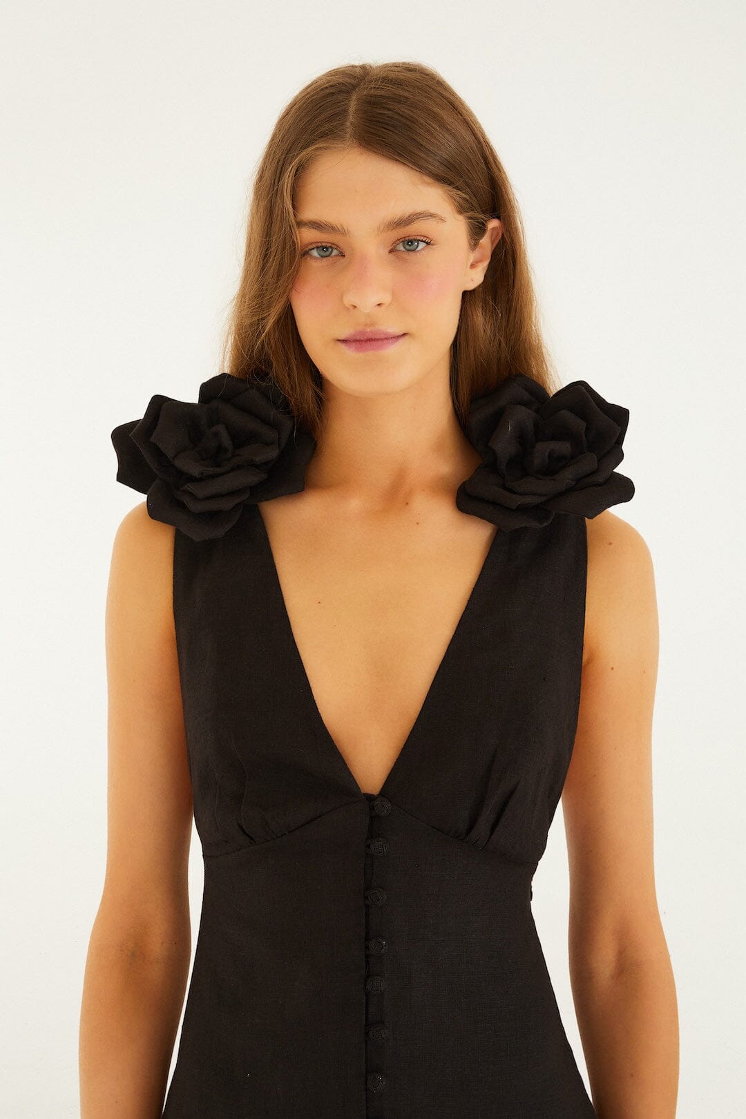 DIFFUSELY_Black Robe courte - Black