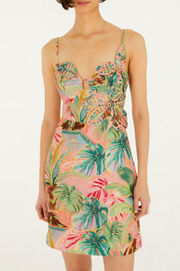 Robe courte Pool Time - Rose