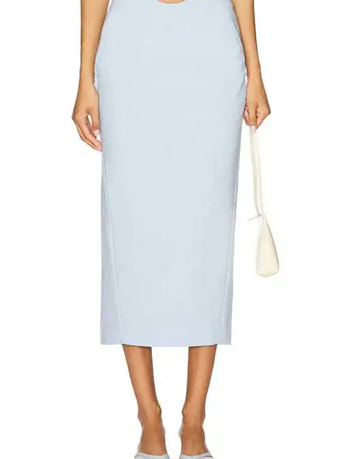 75€ / 0 sold //1 QTY / ST0%   Jupe Pina longue en laine - Light Blue