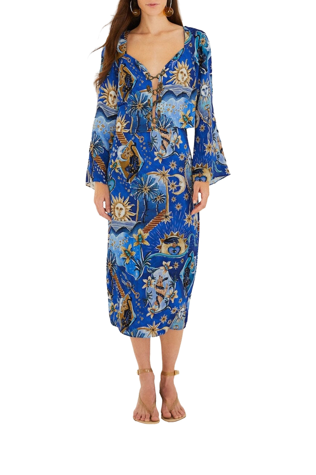 NEW_DIFFUSELY_Mystical Blue Blouse - Mystical Blue