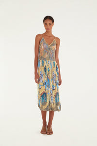 DIFFUSELY_Mystical Sand Robe midi - Mystical Sand