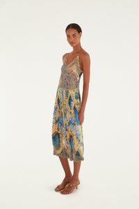 DIFFUSELY_Mystical Sand Robe midi - Mystical Sand