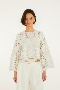 Off White Blouse - Off White