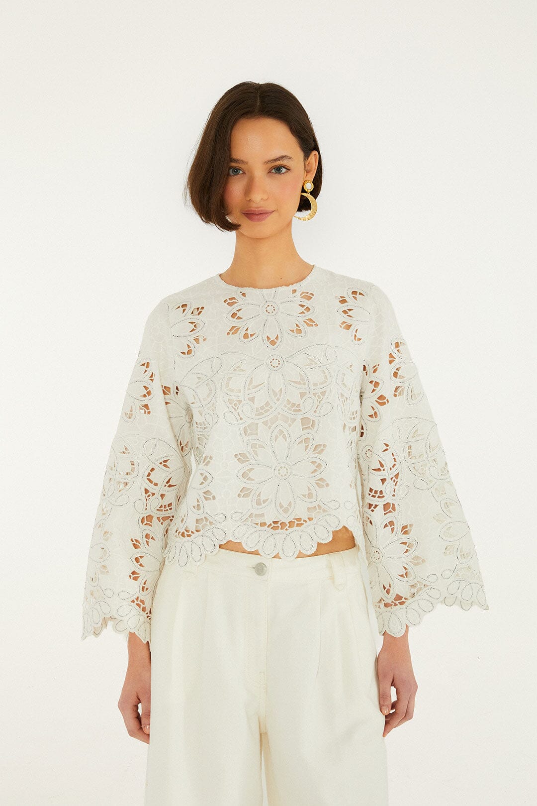 Off White Blouse - Off White