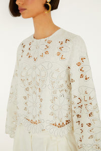 Off White Blouse - Off White