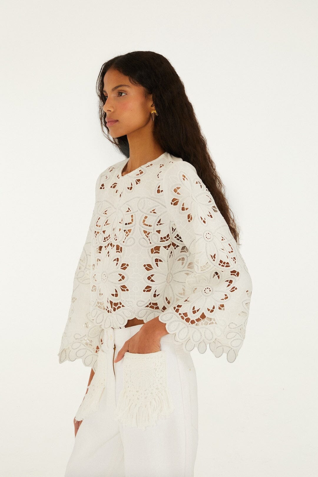 Off White Blouse - Off White