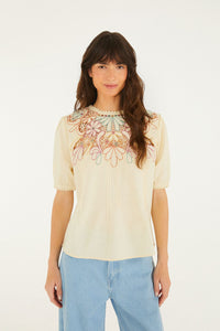 Beige Blouse - Beige