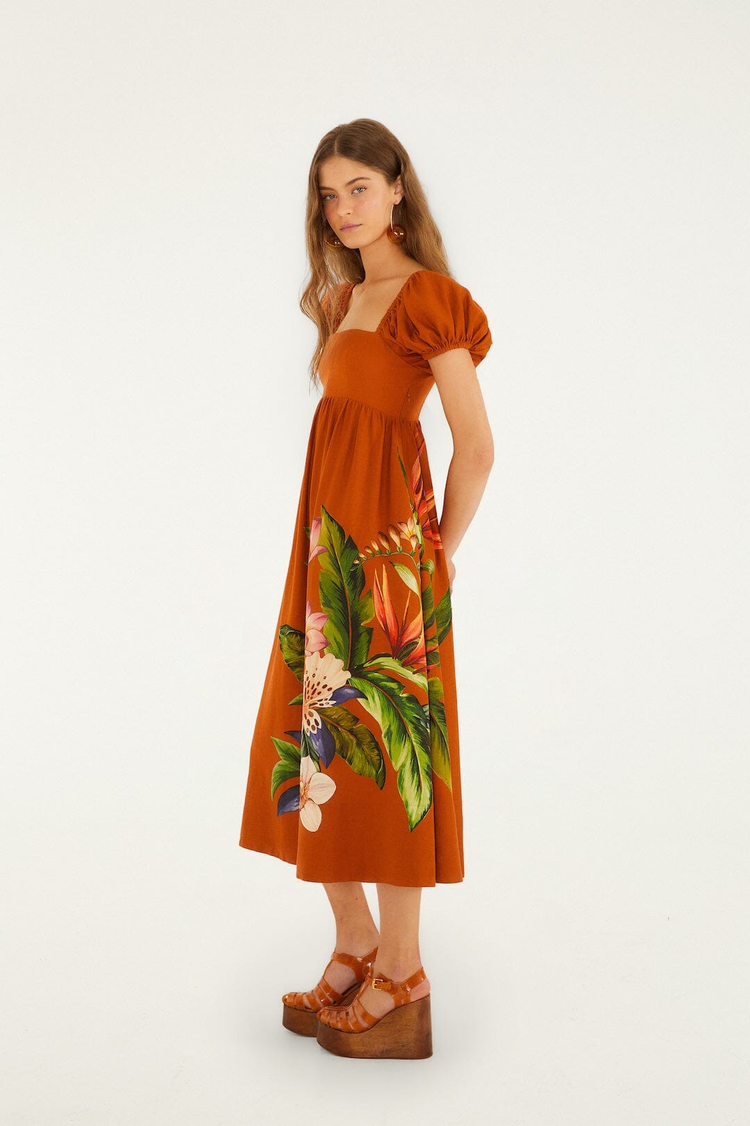 Hilo Arrangment Sand Robe midi - Hilo Arrangment Sand