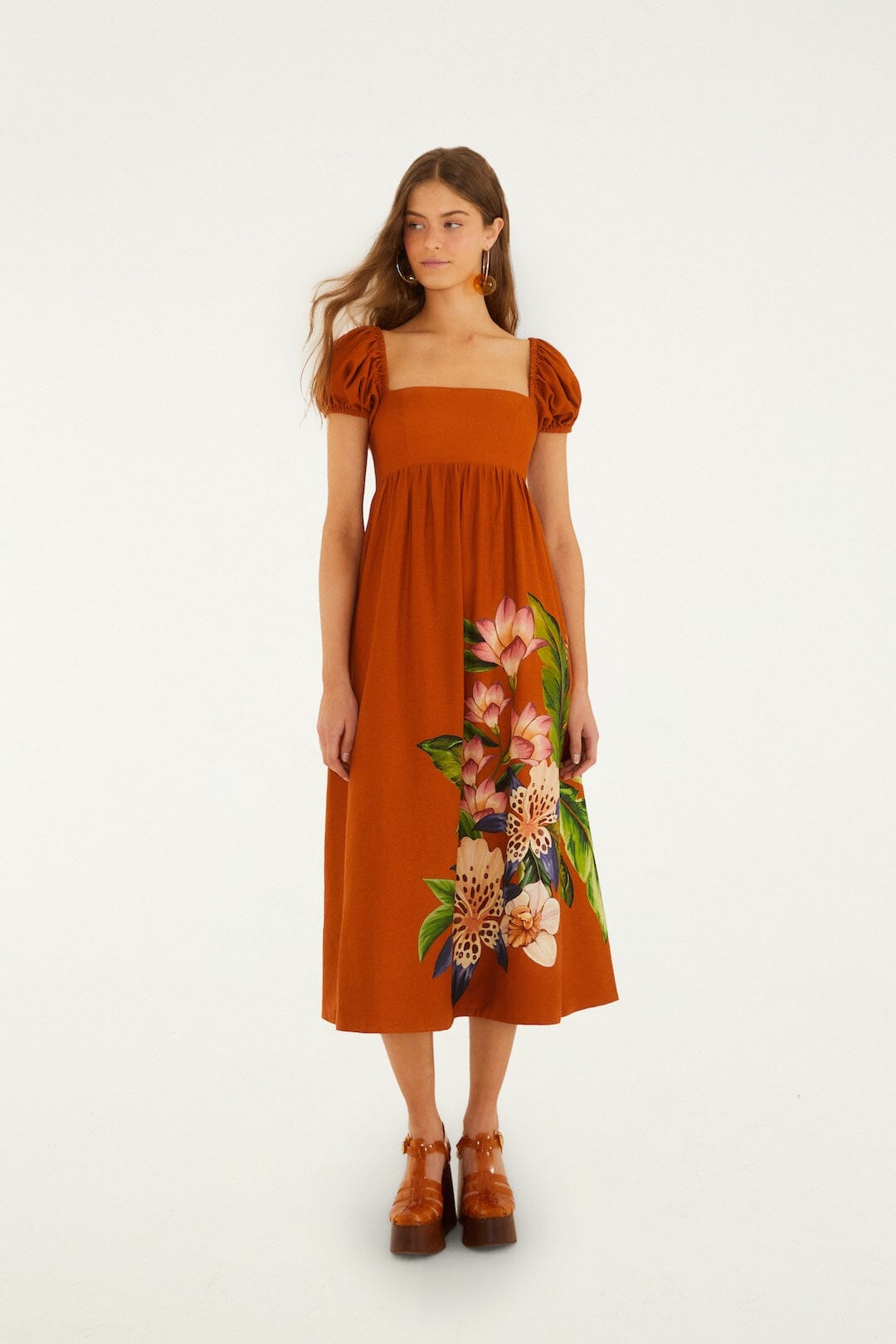 Hilo Arrangment Sand Robe midi - Hilo Arrangment Sand