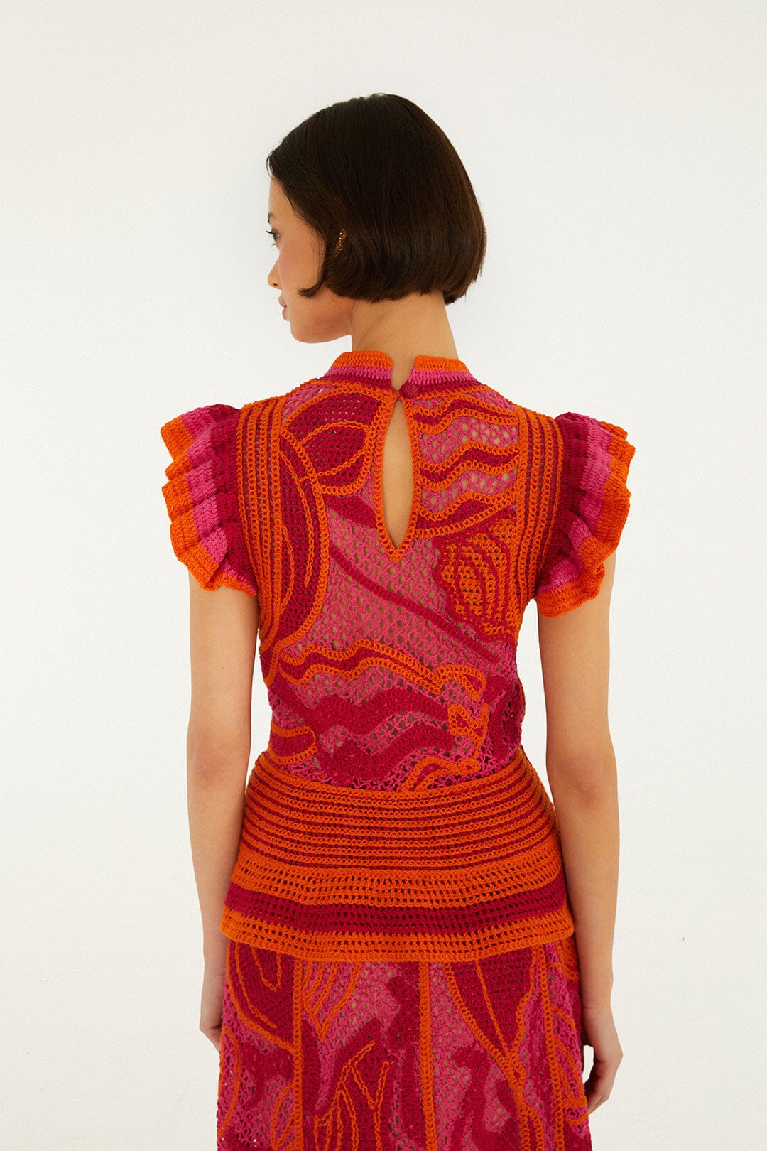 Pink And Orange Maille - Pink And Orange
