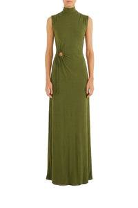 Robe longue sans manches - Vert