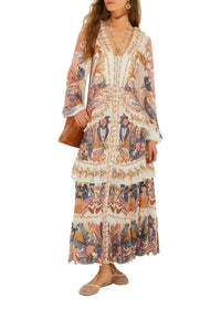 NEW_Sea Garden Off White Robe longue - Sea Garden Off White