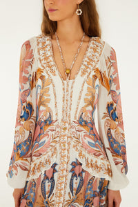 BADVIEW_NEW_Sea Garden Off White Robe longue - Sea Garden Off White