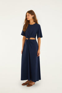 Dark Blue Robe midi - Dark Blue