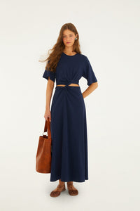 Dark Blue Robe midi - Dark Blue