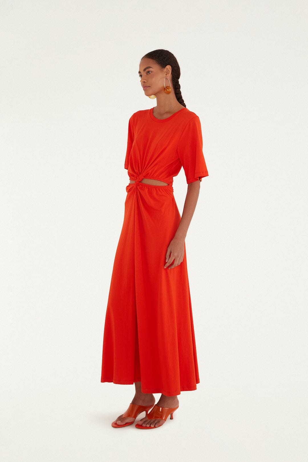 Red Robe midi - Red