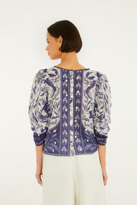 Nina Off White Blouse - Nina Off White