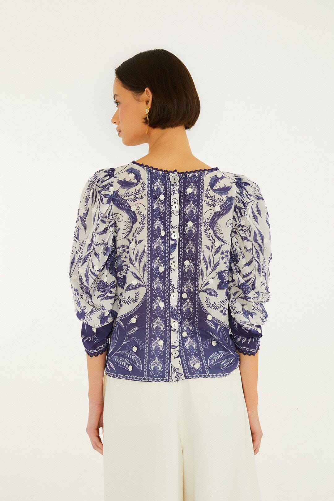 Nina Off White Blouse - Nina Off White
