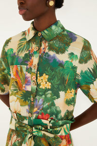 Oriental Garden Multicolor Combishort - Oriental Garden Multicolor