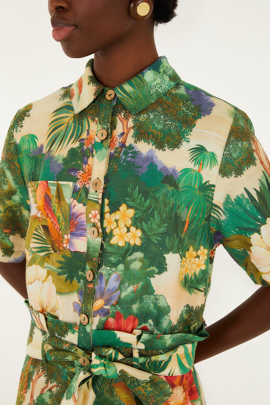 Oriental Garden Multicolor Combishort - Oriental Garden Multicolor
