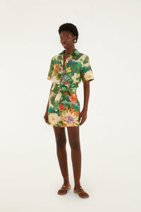 Oriental Garden Multicolor Combishort - Oriental Garden Multicolor