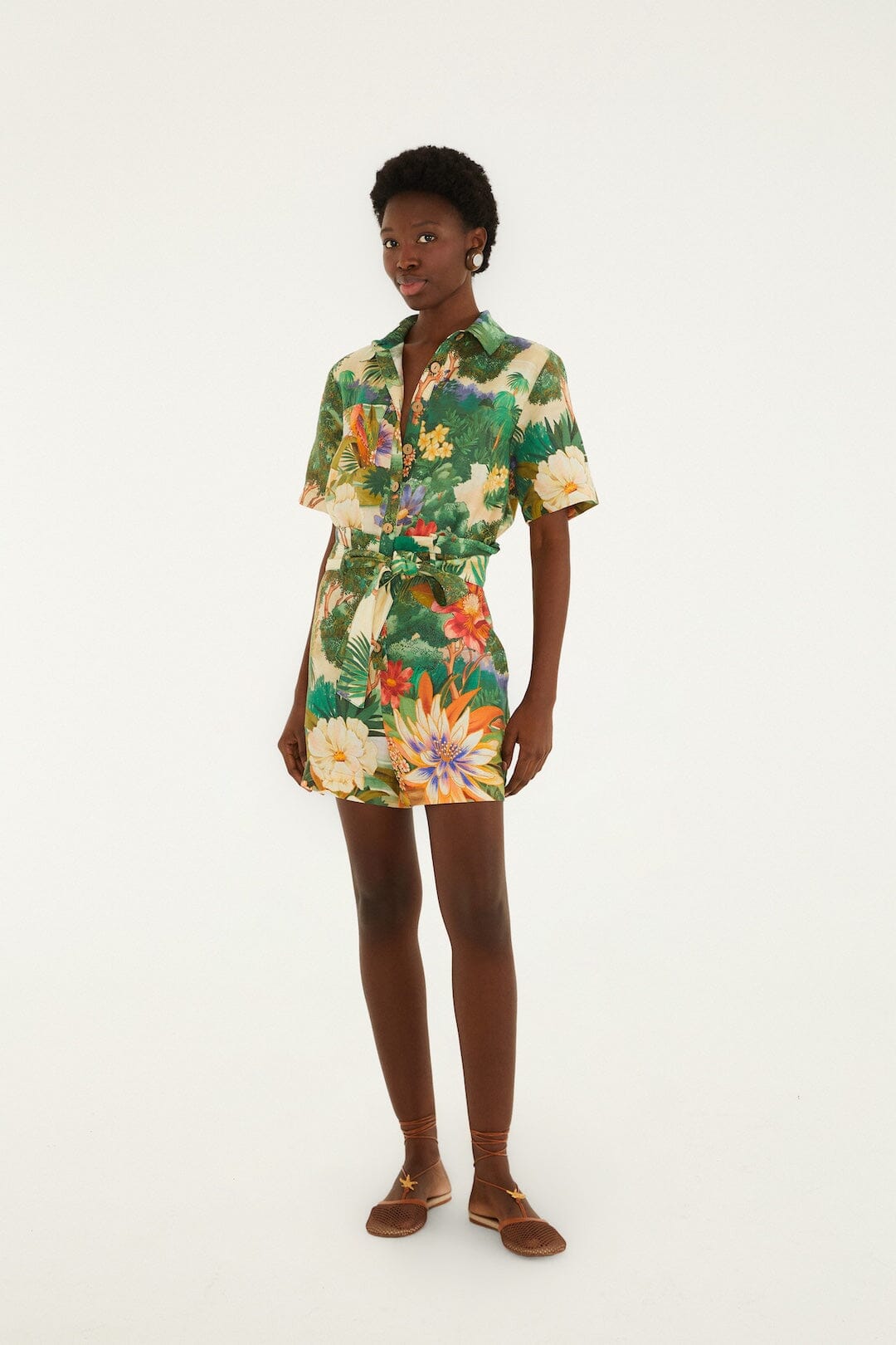 Oriental Garden Multicolor Combishort - Oriental Garden Multicolor