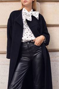 Le Edouard Tricotine Upcyclee Noire