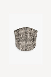 Pull poncho col rond man court - Multicolor