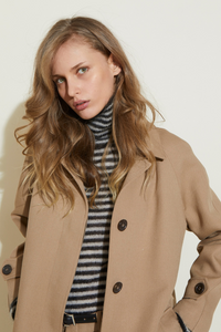 ZNOSTOCK_BEIGE COAT MOULIN - Beige