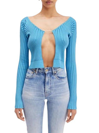 LIGHT BLUE LA MAILLE PRALU LONGUE