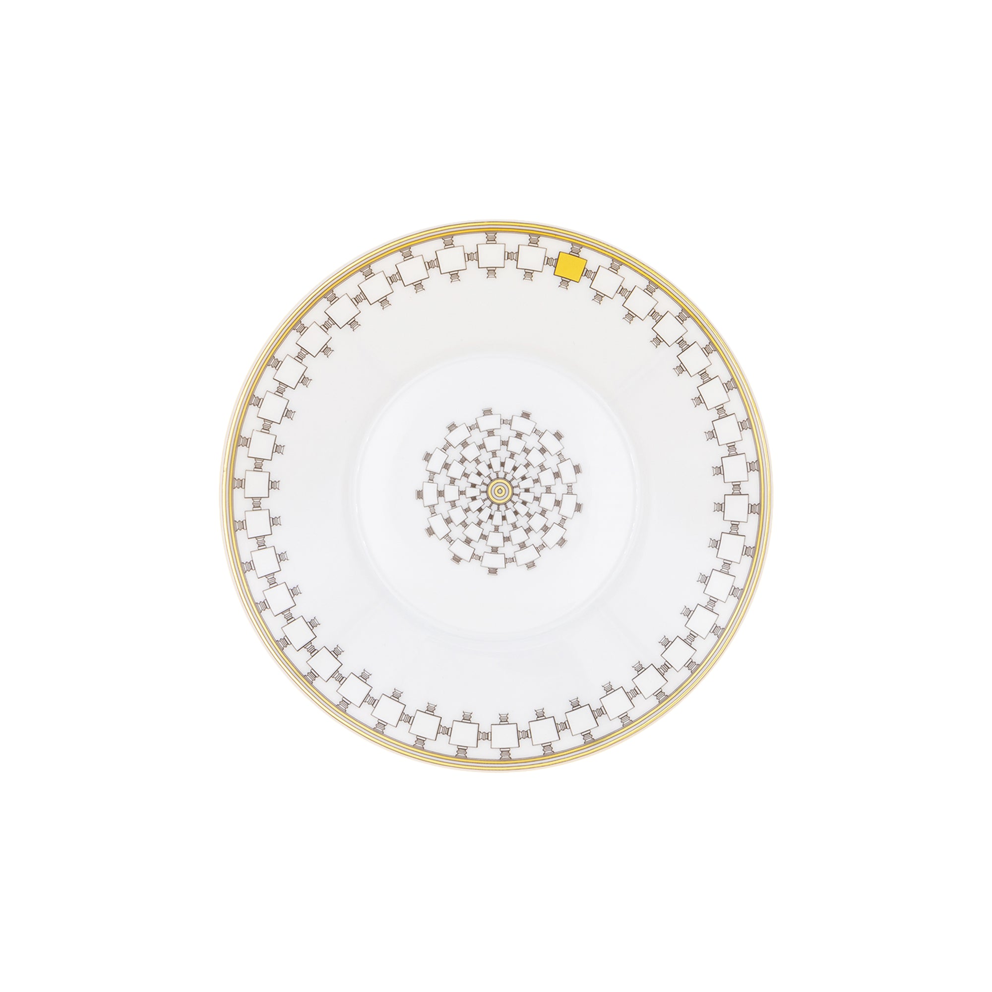 Assiette à dessert Home en porcelaine - Or