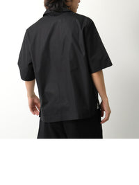 SS BOXY FIT SHIRT W/ HAWAIIAN COLLAR