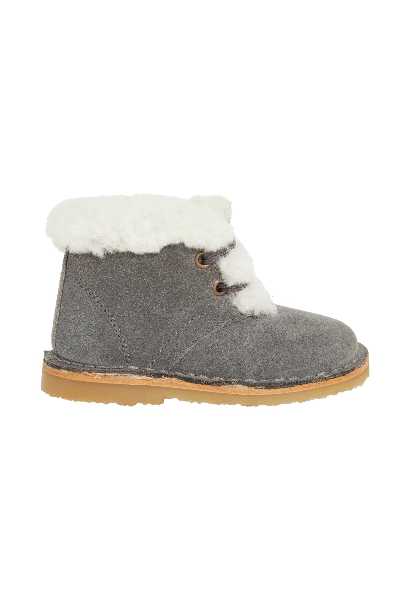 Suede lined boots - Dark mottled grey