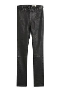 Pantalon en cuir deluxe Pharel - Noir