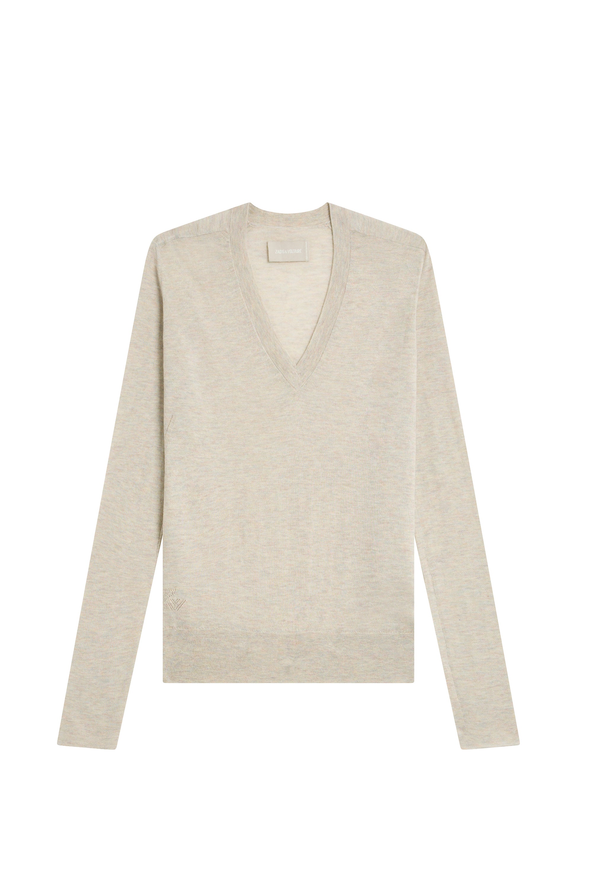 Pull River en cachemire - Ecru
