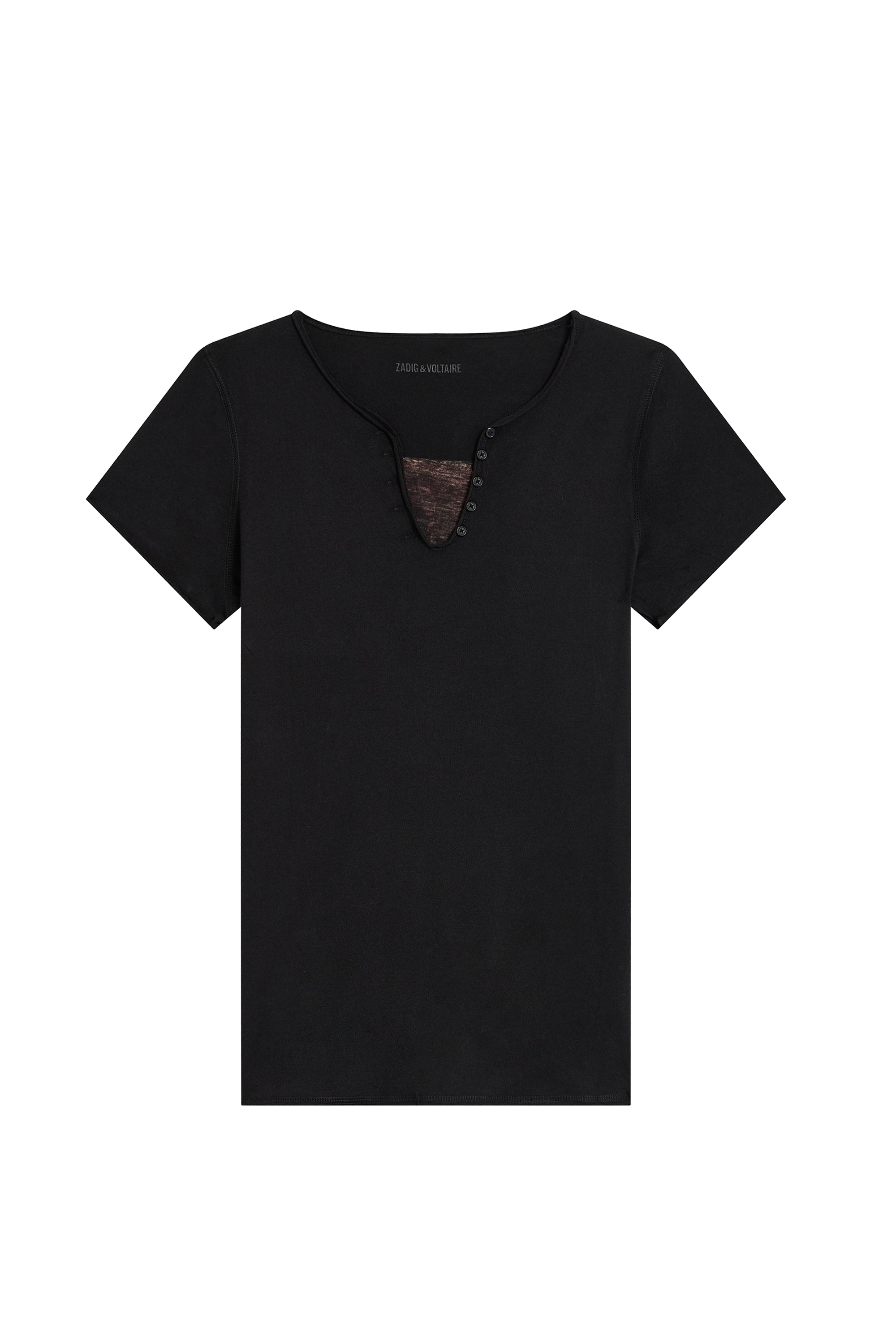 Sunset Tunisian T-shirt - Black
