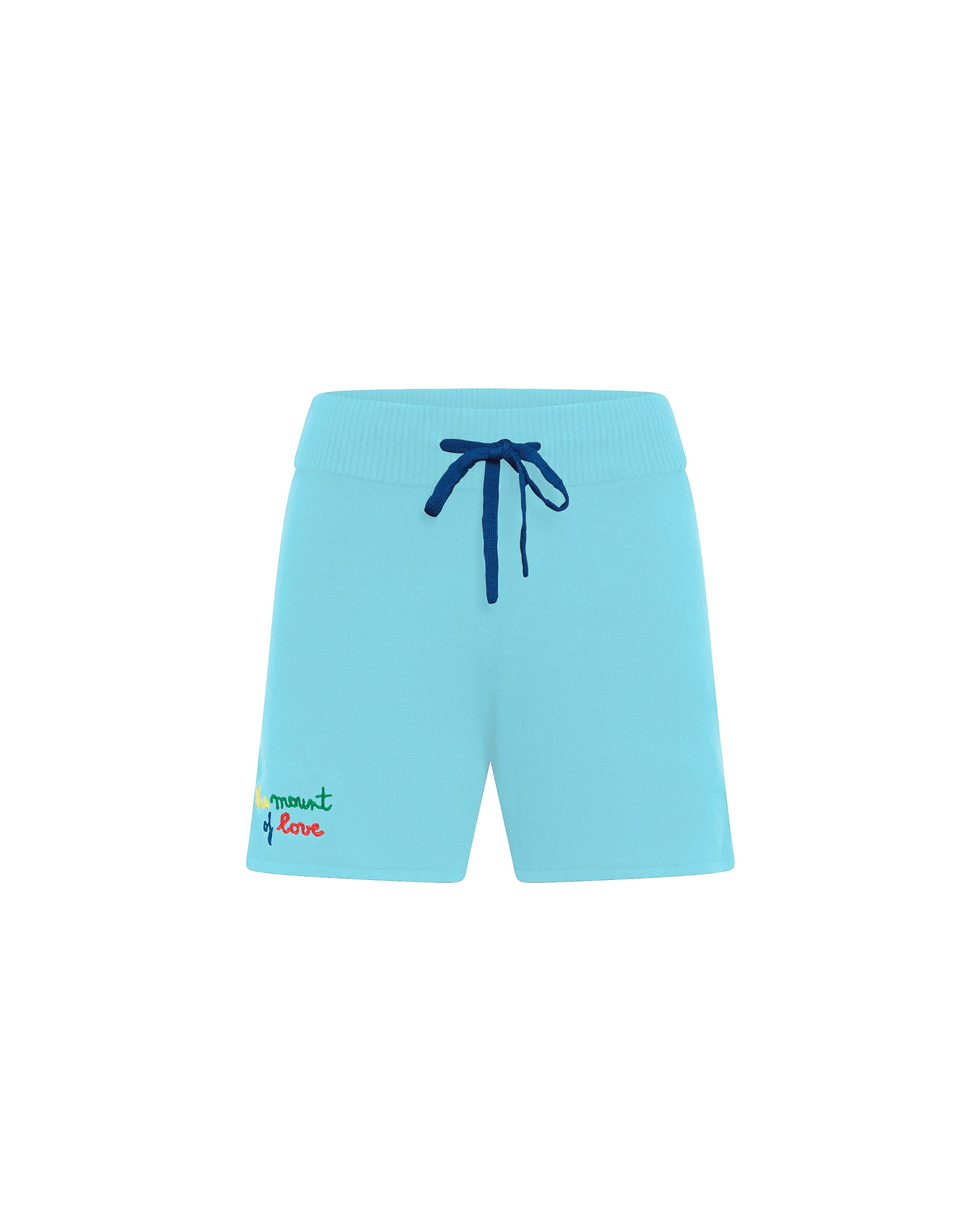 Mountain of Love shorts in Rossignol x JCC cashmere - Iceblue