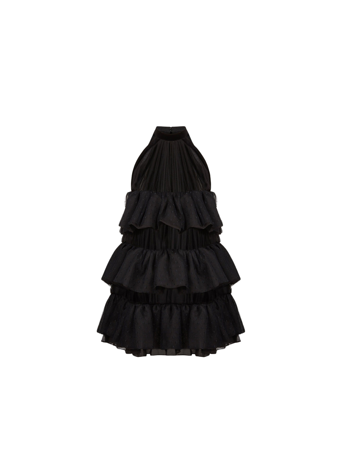 ROBE MIDI EN SATIN DOS NUS ET MANCHES LONGUES - Noir