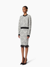 JUPE MIDI EN LAINE