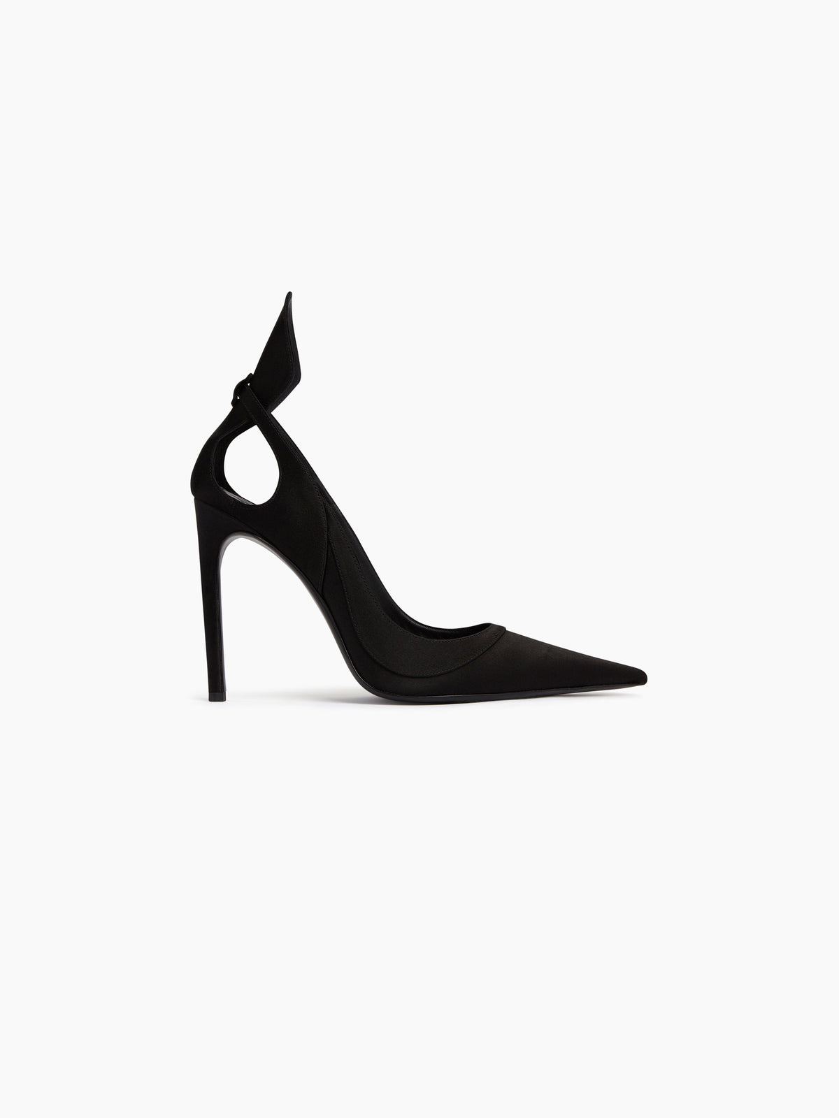 ESCARPINS EN SATIN AVEC DÉTAIL NŒUD