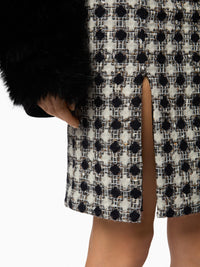 MINI-JUPE EN TWEED