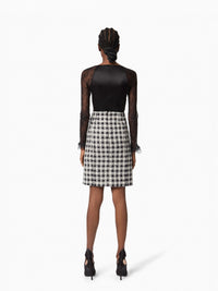 MINI-JUPE EN TWEED
