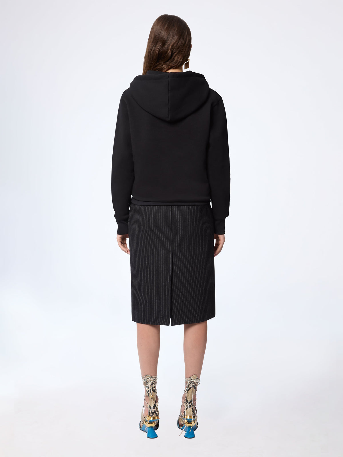 ROBE MIDI ASYMÉTRIQUE